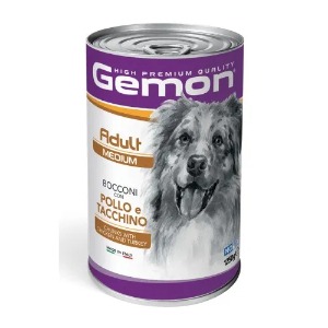 Gemon dog medium adult – konzerva Piletina i Ćuretina 1250g