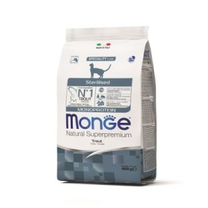 Monge Cat Sterilised Monoprotein Pastrmka 400g