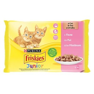 Friskies Cat Junior Piletina 4x85g