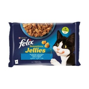 Felix Sensation Losos i Pastrmka u Želeu 4x85g