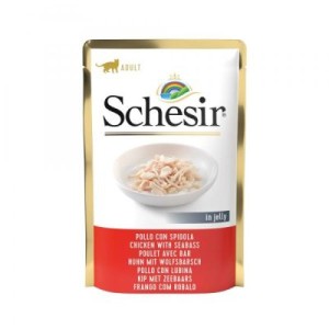 Schesir Cat Preliv Piletina i Brancinu Želeu 85g