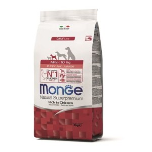 Monge Mini Puppy and Junior Piletina 3kg