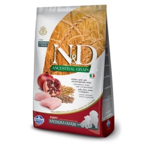 N&D Low Grain Puppy Medium&Maxi Chicken&Pomegranate 12kg