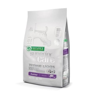 Nature's Protection White Dogs GF Junior  Losos 1,5kg