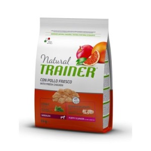 Trainer Natural Dog Medium Puppy & Junior Piletina 3kg