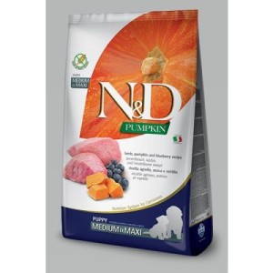 N&D Pumpkin Puppy Medium&Maxi Lamb&Blueberry 12kg