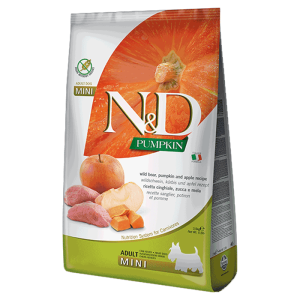 N&D Pumpkin Hrana za pse Mini Adult, Bundeva & Divlja Svinja - 7 kg