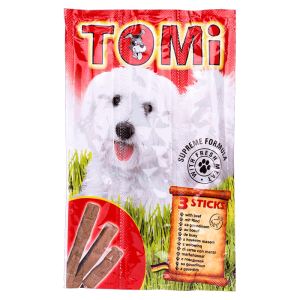 Tomi Poslastica za pse Sticks, 3 kom - govedina