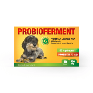 Probioferment - probiotik za pse 750mg 10/40 tableta 40 tableta (750mg/tbl.)