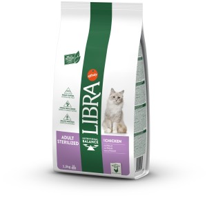 Libra Cat Adult Sterilized - granule 35/12 - hrana za sterilisane mačke piletina 1.5kg