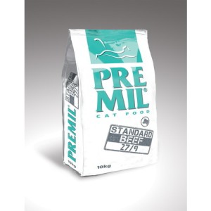 Premil STANDARD BEEF 10kg - granule 27/9 - hrana za mačke svih uzrasta 400g