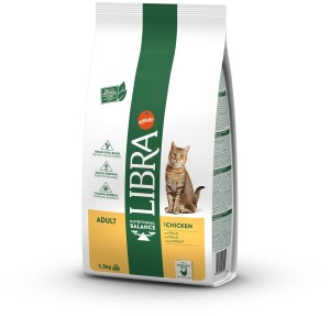 Libra Cat Adult - granule 33/13 - hrana za odrasle mačke piletina 8kg