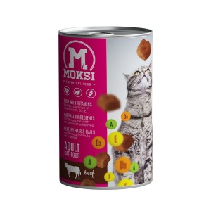 MOKSI konzerva za mačke- Govedina 415g