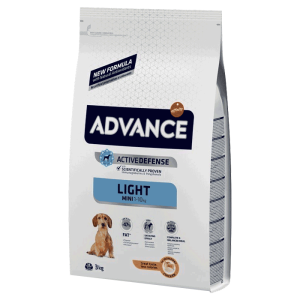 Advance Hrana za gojazne pse malih rasa Mini Adult Light, Piletina - 3 kg