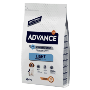 Advance Hrana za gojazne pse srednjih rasa Medium Adult Light - 12 kg