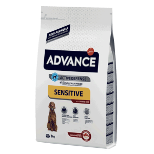 Advance Hrana za osetljive pse Sensitive, Jagnjetina i Pirinač - 3 kg
