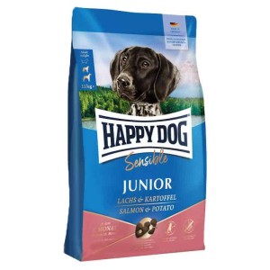 Happy Dog Hrana za mlade pse Junior Sensible, losos i korompir - 10 kg