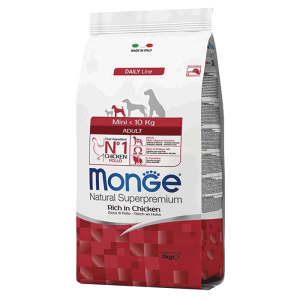 Monge Hrana za pse malih rasa Daily Mini Adult, Piletina - 800 g