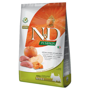 N&D Pumpkin Hrana za pse Mini Adult, Bundeva & Divlja Svinja - 800 g