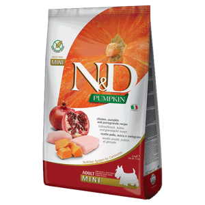 N&D Pumpkin Hrana za pse Mini Adult, Bundeva & Piletina - 800 g