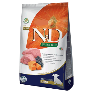 N&D Pumpkin Hrana za štence Mini Puppy, Bundeva & Jagnjetina - 800 g