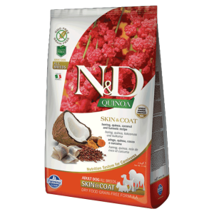 N&D Quinoa Skin & Coat, Kinoa & Haringa - 7 kg