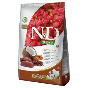 N&D Quinoa Skin & Coat, Kinoa & Srnetina - 2.5 kg