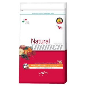 Trainer Natural Adult Medium Piletina, Pirinač & Aloe Vera - 3 kg