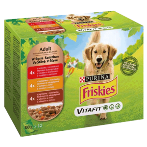 Friskies Dog Govedina, Piletina, Jagnjetina - 12 x 100 g