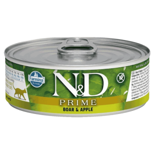 N&D Prime Vlažna hrana za mačke, Jabuka i Divlja svinja, 70 g