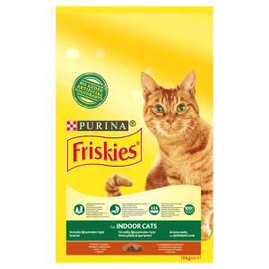 Friskies Cat Indoor Piletina i Povrće - 10 kg