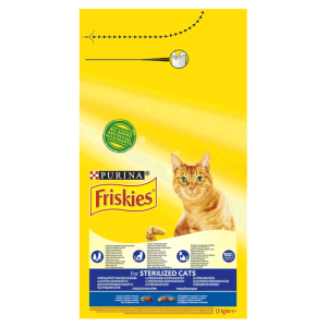 Friskies Cat Sterilisane Losos i Povrće - 300 g