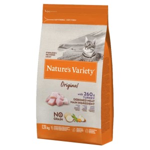 Nature's Variety Hrana za sterilisane mačke Sterilised Original gain Free, Ćuretina - 1.25 kg