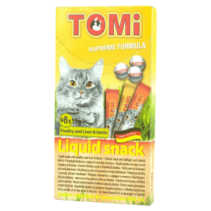 Tomi Tečna poslastica za mace Snacks Liquid, 8 kom