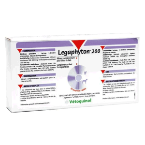 Legaphyton 200 mg, za zaštitu jetre pasa, 24 tablete