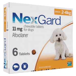 NexGard za pse - 2.4 kg