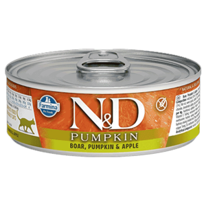 N&D Pumpkin Vlažna hrana za mačke, Bundeva i Divlja svinja, 70 g