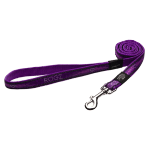 Rogz Povodac za pse Purple Chrome - M