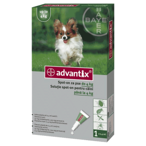 ADVANTIX spot-on za pse - do 4 kg