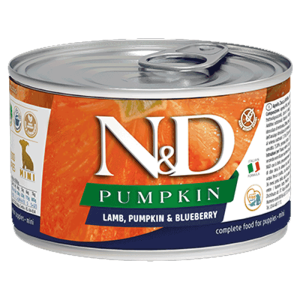 N&D Pumpkin konzerva Mini Puppy, Bundeva i Jagnjetina, 140 g