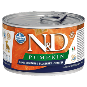 N&D Pumpkin konzerva za pse Mini Adult, Bundeva i Jagnjetina, 140 g