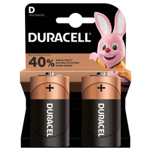 DURACELL Alkalne baterije D LR20/MN1300 2/1