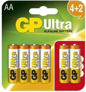 GP ALKALNE BATERIJE 15AU4+2-U6/LR6