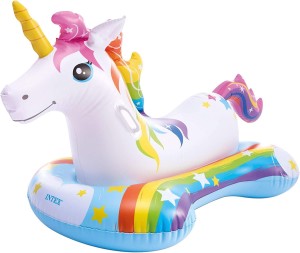 INTEX Dušek za plažu magical unicorn ride-on