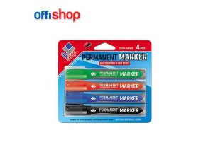 OFFISHOP Markeri za belu tablu set 1/4 Permanent OF372