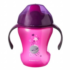 TOMMEE TIPPEE Šolja Easy Drink 230 ml/ 6+M ljubičasta