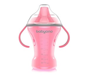 BABYONO Šolja no-spill sa mekim piskom 260 ML