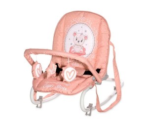 LORELLI Ležaljka za bebe Eliza - mellow roze bear (2023)