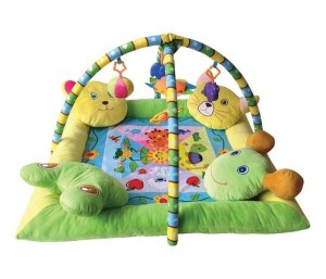 LORELLI Podloga za igru Play Gym sa 4 jastučeta  (88 x 88 cm)