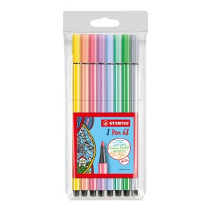STABILO Flomasteri Pen Pastel edition/ set 1/8